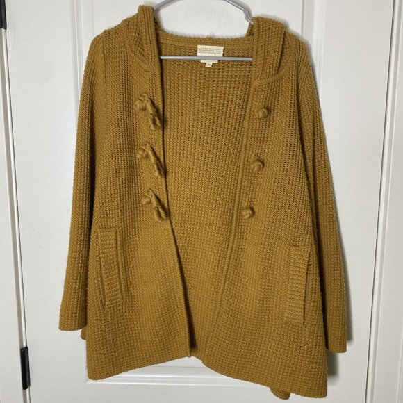 Leroys & Perry by Lutz & Patmos Wool Toggle Knit Cardigan Hoodie M - Picture 8 of 8